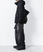 画像をギャラリービューアに読み込む, ATTACHMENT / EXCLUSIVE ITEMアタッチメントのNY 2WAY STRECH ROUND ZIP HOODED JACKET - BLACKの公式通販サイトsession福岡セレクトショップ
