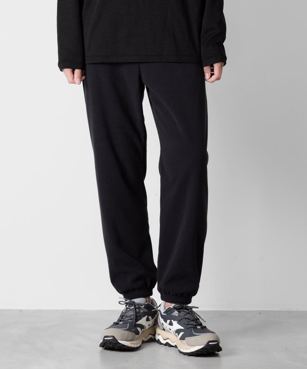 ATTACHMENT アタッチメントのPOLARTEC FLEECE TRAINING TROUSERS - BLACK 公式通販サイトsession福岡セレクトショップ