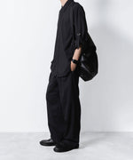 画像をギャラリービューアに読み込む, ATTACHMENT アタッチメントのPE/RY STRETCH TROPICAL STRAP SLEEVE L/S SHIRT - BLACKの公式通販サイトsession福岡セレクトショップ
