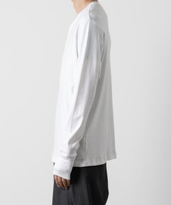 ATTACHMENT アタッチメントのSVIN CO RIB HENLEY NECK L/S TEE - WHITE 公式通販サイトsession福岡セレクトショップ