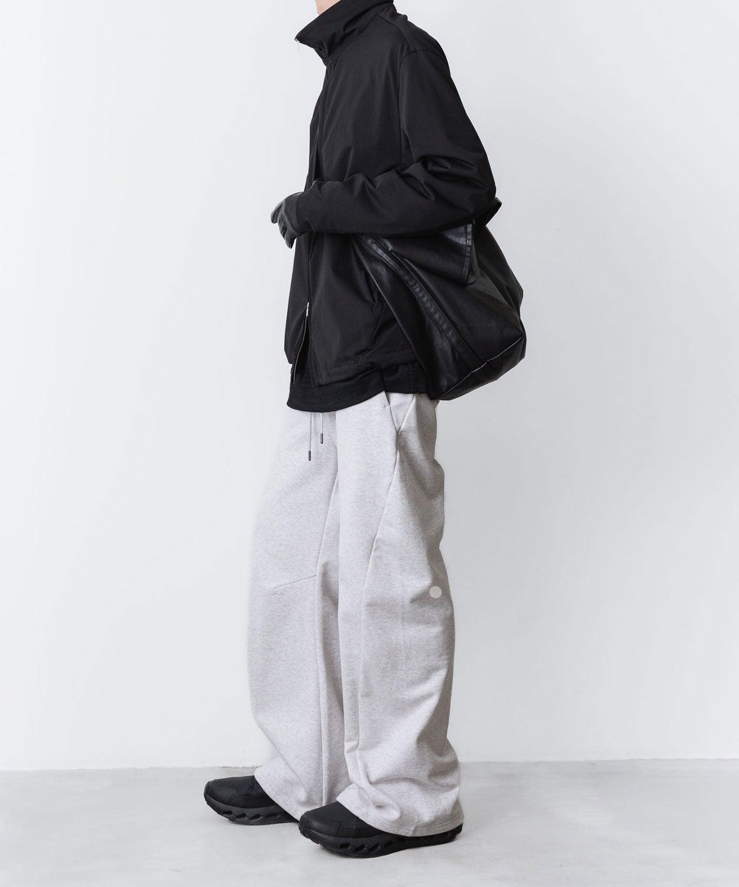 ATTACHMENT アタッチメントのCO STRECH TERRY 3D WIDE TROUSERS - X.GRAYの公式通販サイトsession福岡セレクトショップ