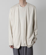 画像をギャラリービューアに読み込む, 【ATTACHMENT】ATTACHMENT アタッチメントのCOTTON DOUBLE FACE COLLARLESS CARDIGAN - OFF WHITE 公式通販サイトsession福岡セレクトショップ
