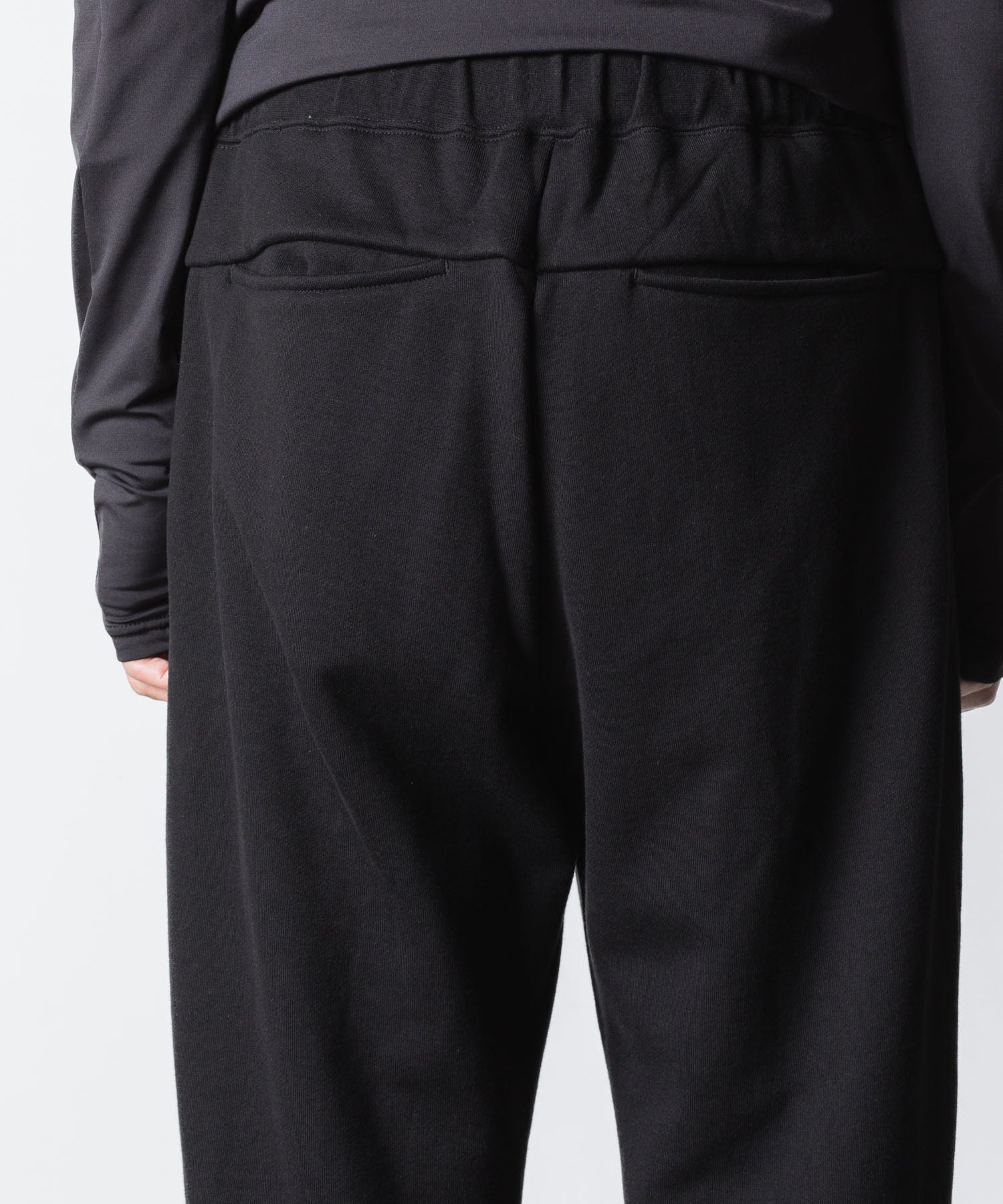 VEIN ヴェインのJUMBERCA TERRY CUT OFF BAGGY TROUSERS - BLACKの公式通販サイトsession福岡セレクトショップ