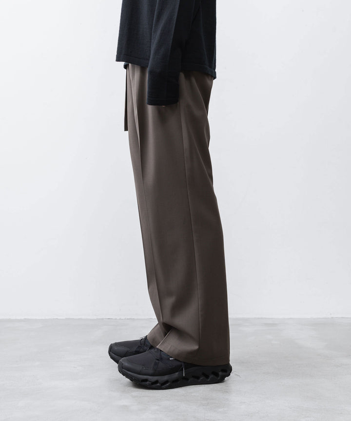 ATTACHMENT / EXCLUSIVE ITEMアタッチメントのWO/PE STRECH GABARDINE BELTED TROUSERS - D.GRAYの公式通販サイトsession福岡セレクトショップ