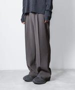 画像をギャラリービューアに読み込む, VEIN ヴェインのPE KERSEY 1TUCK TROUSERS - GRAYの公式通販サイトsession福岡セレクトショップ
