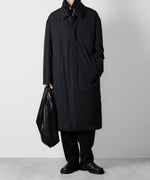 画像をギャラリービューアに読み込む, ATTACHMENT アタッチメントのNY TAFFETA PADDING BALLCOLLAR COAT - BLACK 公式通販サイトsession福岡セレクトショップ
