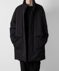 ATTACHMENT アタッチメントの3LAYER LIGHT TAFFETA UTILITY DOWN COAT - BLACK 公式通販サイトsession福岡セレクトショップ