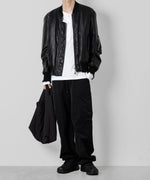 画像をギャラリービューアに読み込む, 【ATTACHMENT】ATTACHMENT アタッチメントのNY/CO TWILL WIDE CARGO TROUSERS - BLACK 公式通販サイトsession福岡セレクトショップ
