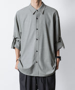 画像をギャラリービューアに読み込む, ATTACHMENT アタッチメントのPE/RY STRETCH TROPICAL STRAP SLEEVE L/S SHIRT - X.GREENの公式通販サイトsession福岡セレクトショップ
