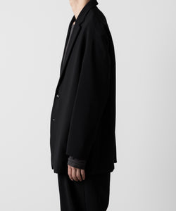 ATTACHMENT アタッチメントのPE STRETCH DOUBLE CLOTH OVERSIZED 2B JACKET - BLACK 公式通販サイトsession福岡セレクトショップ