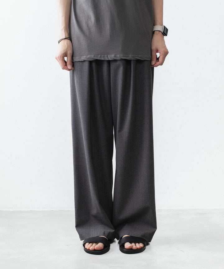 ATTACHMENT アタッチメントのWO/TA STRETCH TRO 1TUCK WIDE TROUSERS - D.GRAYの公式通販サイトsession福岡セレクトショップ