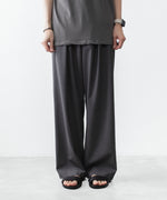 画像をギャラリービューアに読み込む, ATTACHMENT アタッチメントのWO/TA STRETCH TRO 1TUCK WIDE TROUSERS - D.GRAYの公式通販サイトsession福岡セレクトショップ

