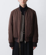 画像をギャラリービューアに読み込む, VEIN ヴェインのSYNTHETIC SUEDE LEATHER BOMBER JKT - BROWNの公式通販サイトsession福岡セレクトショップ
