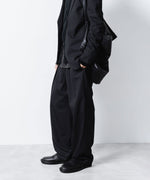 画像をギャラリービューアに読み込む, ATTACHMENT アタッチメントのCO/PE VELOR JERSEY TRACK JACKET - BLACKの公式通販サイトsession福岡セレクトショップ
