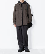 画像をギャラリービューアに読み込む, ATTACHMENT アタッチメントのPE STRETCH DOUBLE CLOTH BELTED WIDE TAPERD TROUSERS - D.GRAYの公式通販サイトsession福岡セレクトショップ
