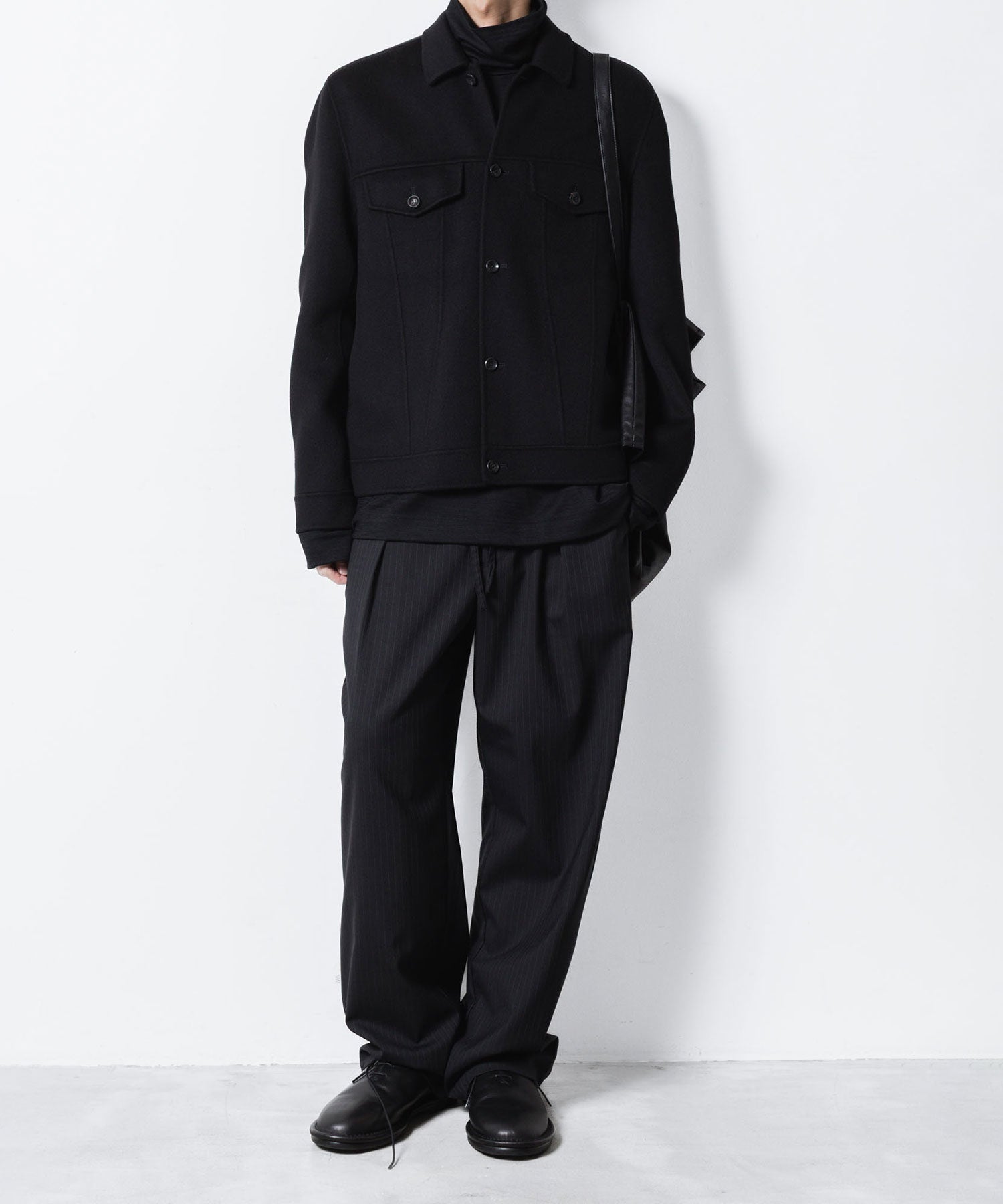 ATTACHMENT アタッチメントのWO/CA DOUBLE FACE BEAVER TRACKER JACKET - BLACKの公式通販サイトsession福岡セレクトショップ