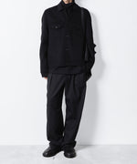 画像をギャラリービューアに読み込む, ATTACHMENT アタッチメントのWO/CA DOUBLE FACE BEAVER TRACKER JACKET - BLACKの公式通販サイトsession福岡セレクトショップ
