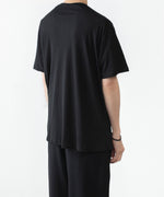 画像をギャラリービューアに読み込む, ATTACHMENT アタッチメントの100/3 HIGH TWIST JERSEY SLIM FIT S/S TEE - BLACKの公式通販サイトsession福岡セレクトショップ
