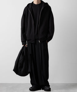 ATTACHMENT アタッチメントのCO/PE DOUBLE KNIT PULLOVER - BLACK 公式通販サイトsession福岡セレクトショップ