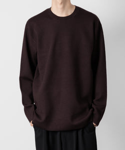 ATTACHMENT アタッチメントのWOxPE DOUBLE FACE KNIT CREWNECK PULLOVER L/S - BROWN 公式通販サイトsession福岡セレクトショップ