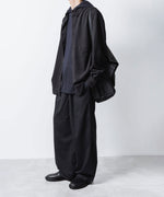 画像をギャラリービューアに読み込む, ATTACHMENT アタッチメントのT/W/SI STRETCH GABARDINE FLAP TROUSERS - S.BLACKの公式通販サイトsession福岡セレクトショップ
