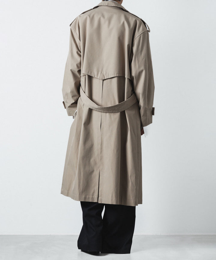 ato(アトウ)のSTAND COLLAR SINGLE TRENCH COAT - BEIGEの公式通販サイトsession福岡セレクトショップ