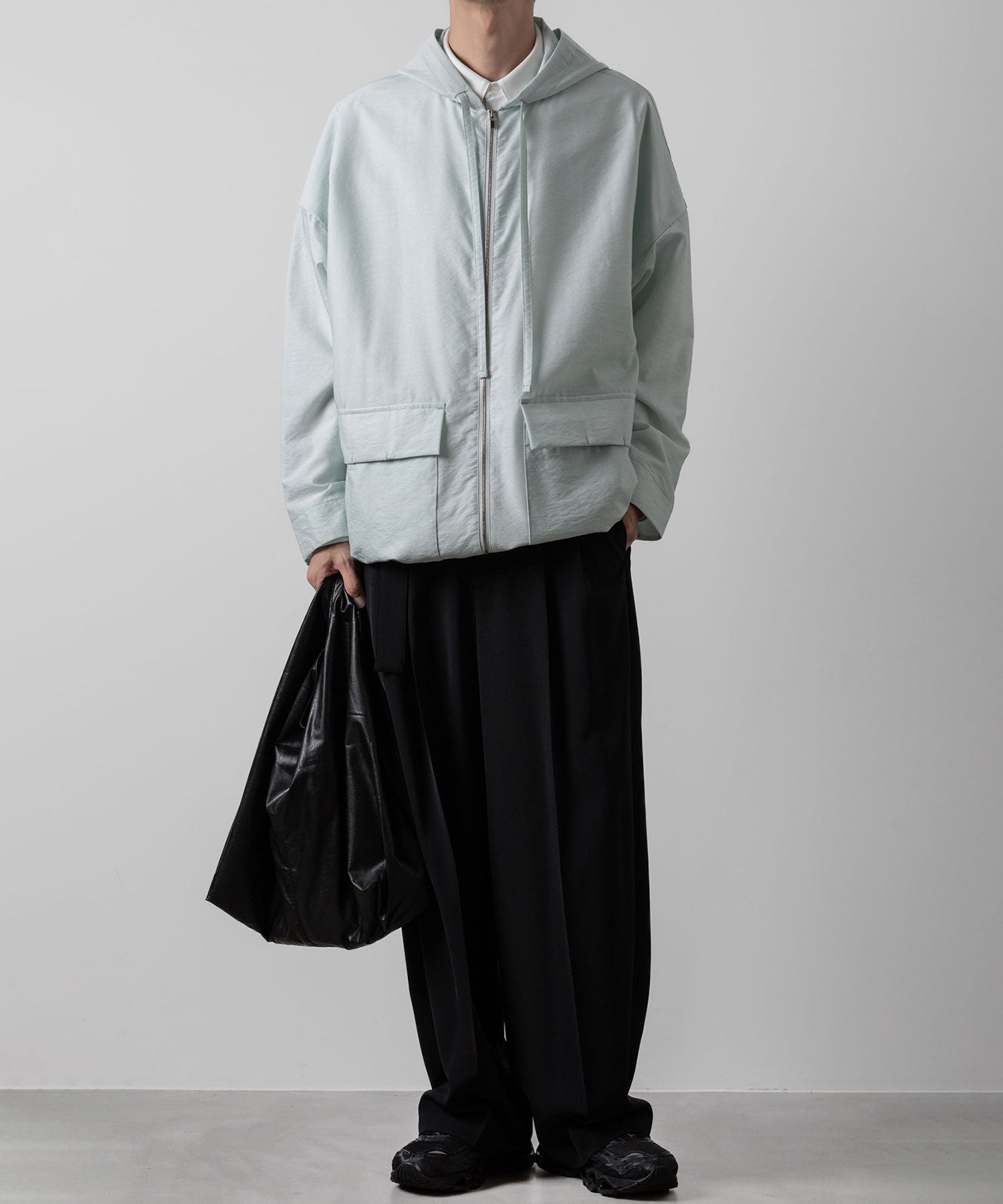 ATTACHMENT アタッチメントのWO/NY VOILE ZIP UP HOODED JACKET - L.GREEN 公式通販サイトsession福岡セレクトショップ