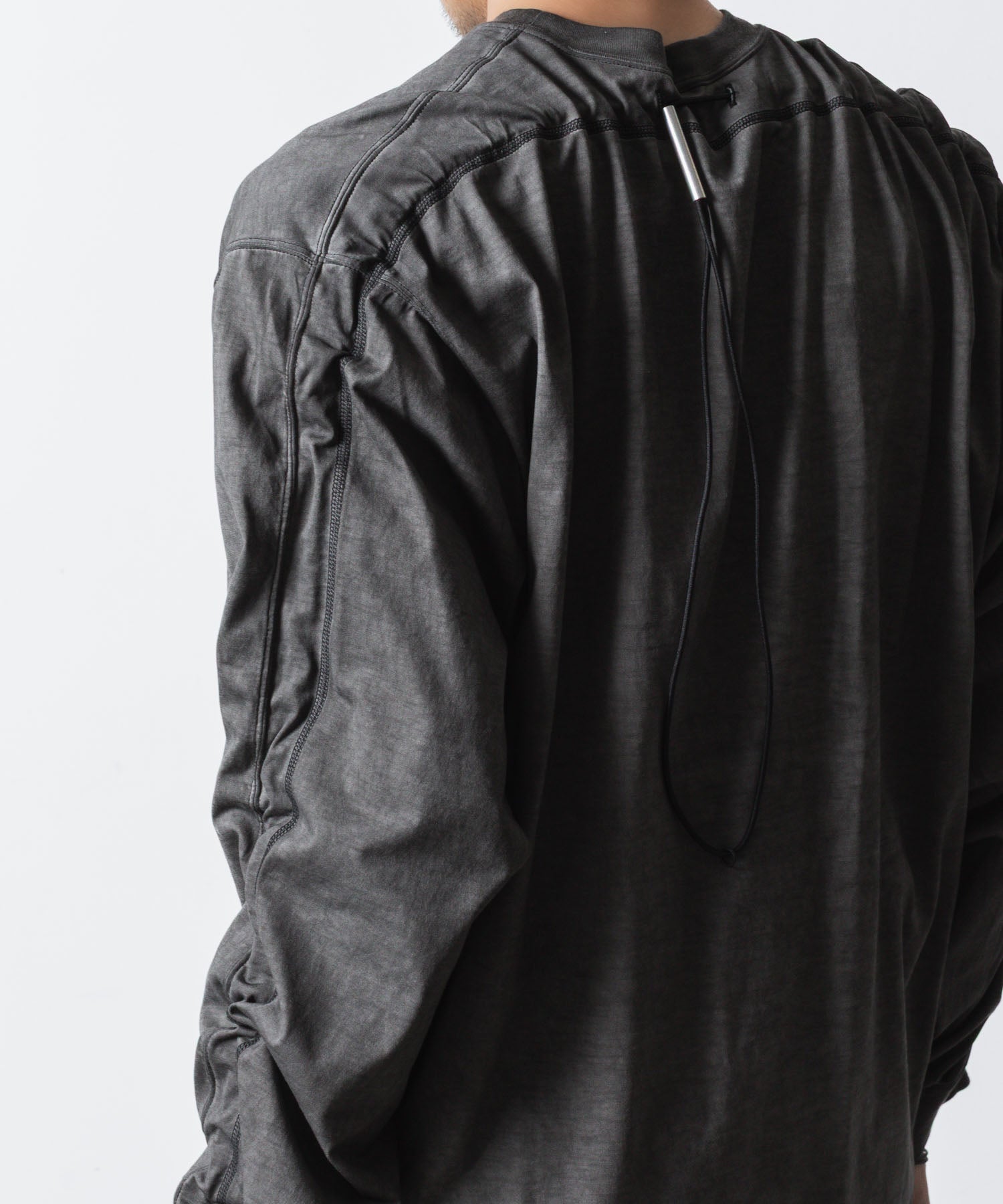 VEIN ヴェインの100/3 SUEDE JERSEY COLD DYED VESSEL L/S TEE - GRAYの公式通販サイトsession福岡セレクトショップ