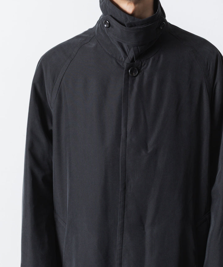 VEIN ヴェインのFIBRIL POPLIN PADDING BALMACAAN COAT - BLACKの公式通販サイトsession福岡セレクトショップ
