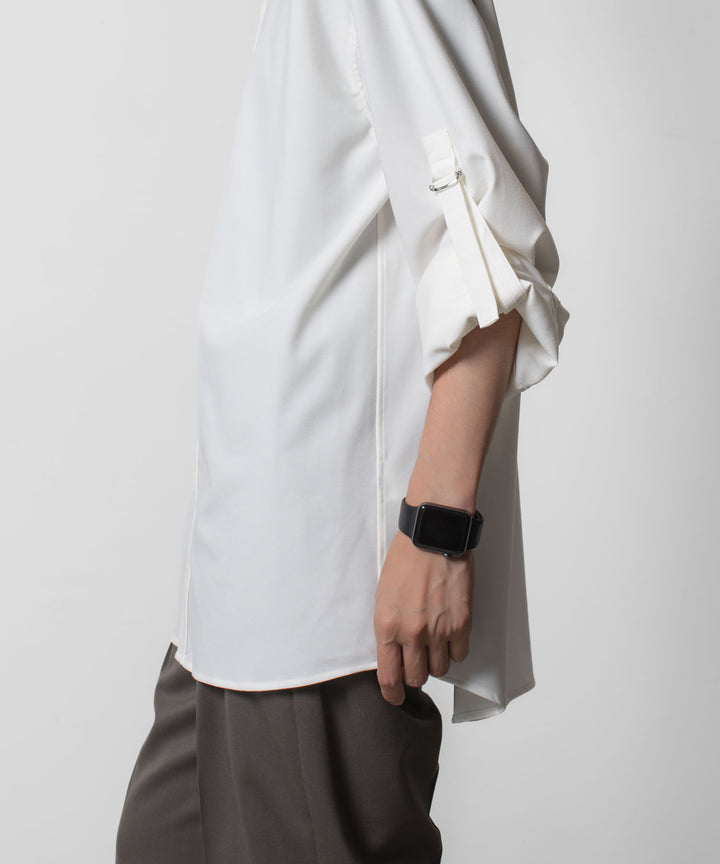 ATTACHMENT アタッチメントのPE/RY STRETCH TROPICAL STRAP SLEEVE L/S SHIRT - WHITEの公式通販サイトsession福岡セレクトショップ