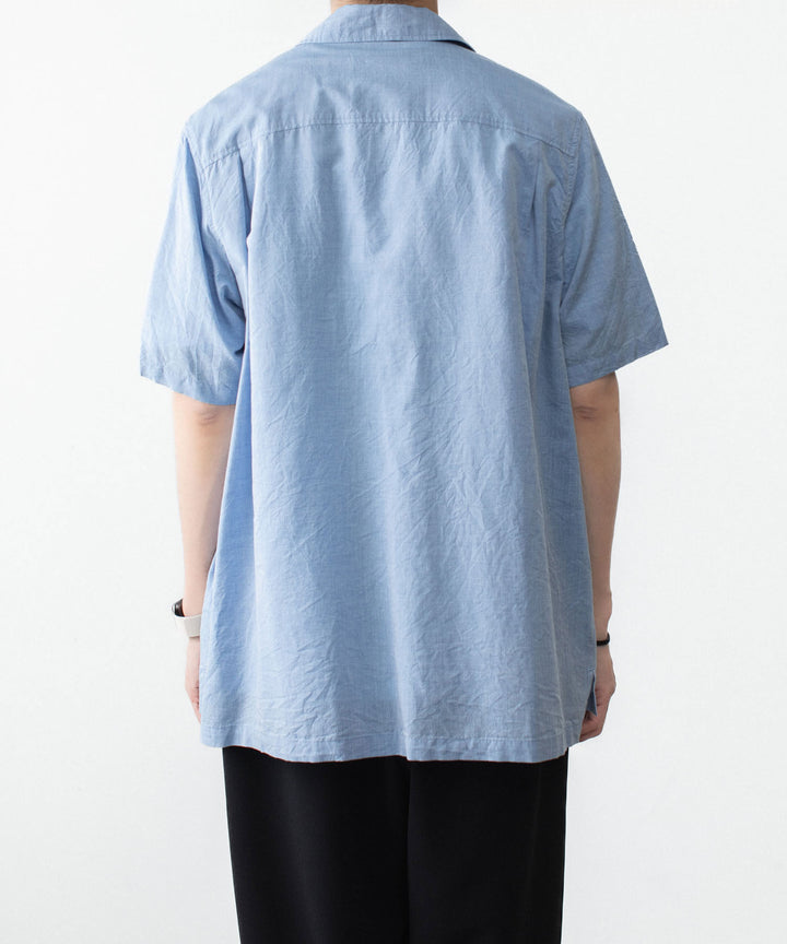 ATTACHMENT アタッチメントのCO/TEN JACQUARD LAWN GUAYABERA SHIRT - S.BLUEの公式通販サイトsession福岡セレクトショップ