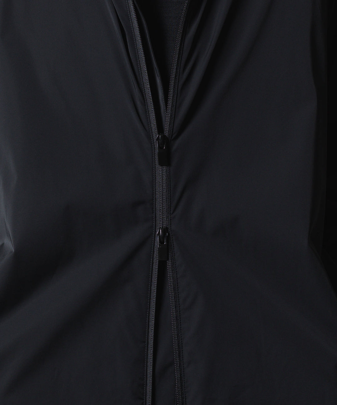 ATTACHMENT アタッチメントのNY 2LAYER STRETCH LIGHT HOODED COAT - BLACKの公式通販サイトsession福岡セレクトショップ