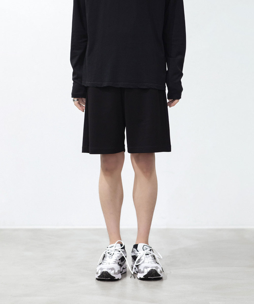 ATTACHMENT アタッチメントのCOTTON DOUBLE FACE EASY SHORTS - BLACKの公式通販サイトsession福岡セレクトショップ