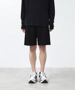 画像をギャラリービューアに読み込む, ATTACHMENT アタッチメントのCOTTON DOUBLE FACE EASY SHORTS - BLACKの公式通販サイトsession福岡セレクトショップ
