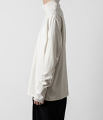 画像をギャラリービューアに読み込む, ATTACHMENT アタッチメントのCOTTON DOUBLE FACE SLIM FIT HIGHNECK L/S TEE - OFF WHITE 公式通販サイトsession福岡セレクトショップ
