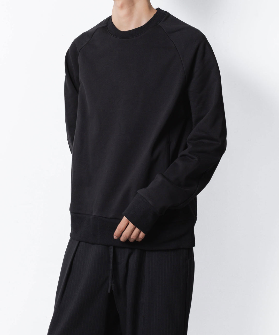 ATTACHMENT アタッチメントのCO STRECH TERRY PULLOVER - BLACKの公式通販サイトsession福岡セレクトショップ