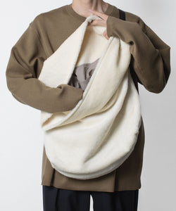 ATTACHMENT /アタッチメント】WO/ALPACA BOA SHOULDER BAG - OFF WHITE 
