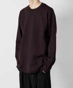 画像をギャラリービューアに読み込む, ATTACHMENT アタッチメントのWOxPE DOUBLE FACE KNIT CREWNECK PULLOVER L/S - BROWN 公式通販サイトsession福岡セレクトショップ
