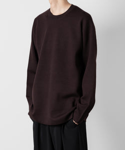 ATTACHMENT アタッチメントのWOxPE DOUBLE FACE KNIT CREWNECK PULLOVER L/S - BROWN 公式通販サイトsession福岡セレクトショップ