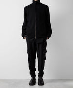 画像をギャラリービューアに読み込む, ato(アトウ)のSTAND COLLAR ZIP CARDIGAN  - BLACKの公式通販サイトsession福岡セレクトショップ
