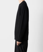 画像をギャラリービューアに読み込む, ATTACHMENT アタッチメントのBRITISH WO KNIT CREWNECK  PULLOVER - BLACK 公式通販サイトsession福岡セレクトショップ
