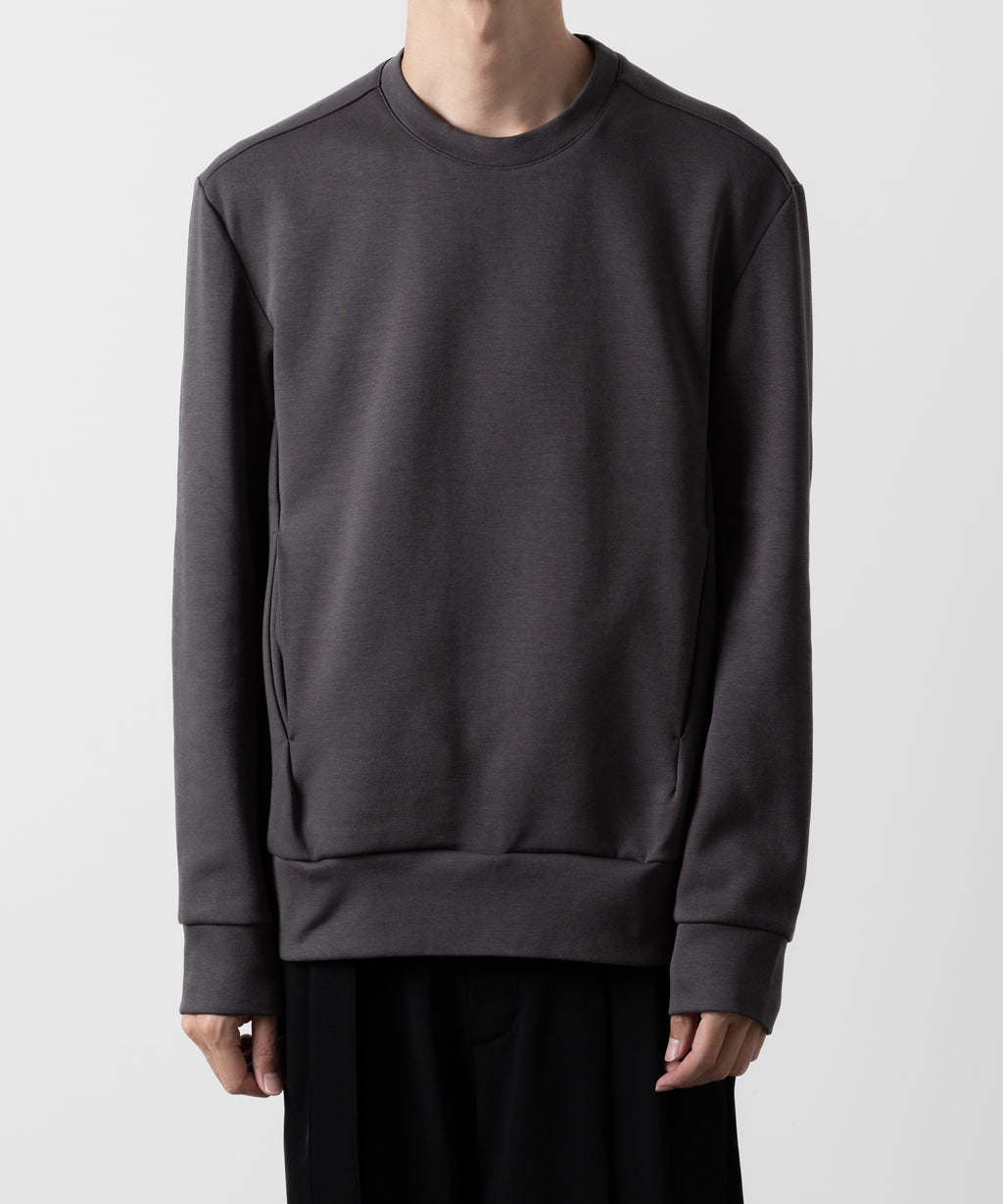 ATTACHMENT アタッチメントのCO/PE DOUBLE KNIT PULLOVER - D.GRAY 公式通販サイトsession福岡セレクトショップ