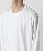 画像をギャラリービューアに読み込む, ATTACHMENT アタッチメントのCOTTON DOUBLE FACE OVERSIZED L/S TEE - WHITEの公式通販サイトsession福岡セレクトショップ
