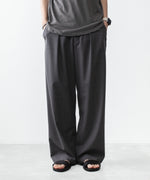 画像をギャラリービューアに読み込む, ATTACHMENT アタッチメントのWO/TA STRETCH TRO 1TUCK WIDE TROUSERS - D.GRAYの公式通販サイトsession福岡セレクトショップ
