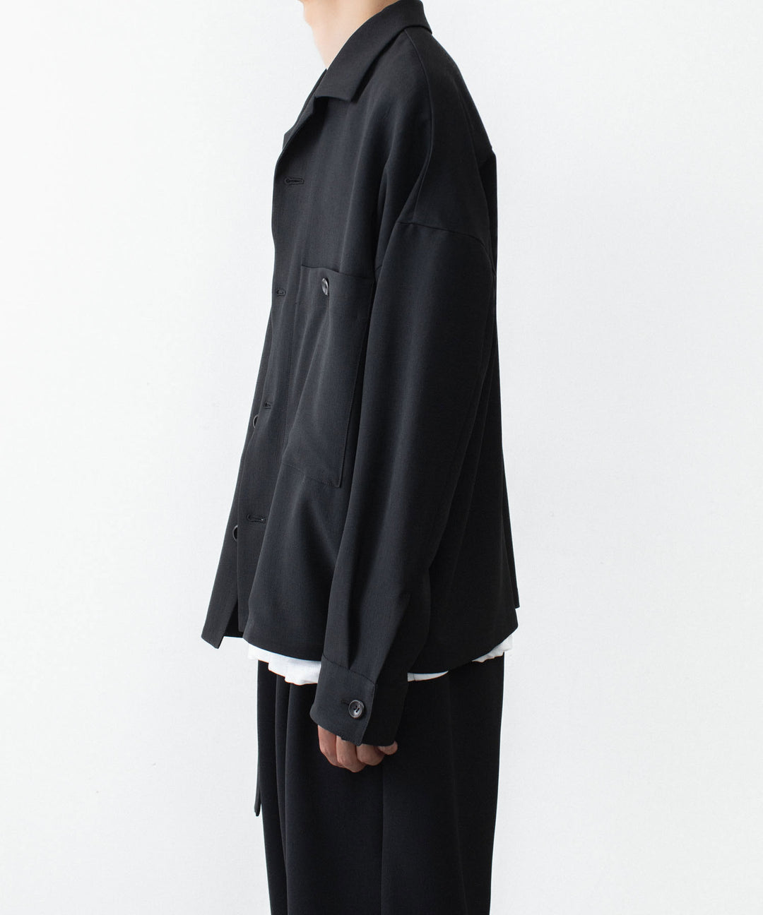 ATTACHMENT / EXCLUSIVE ITEMアタッチメントのPE LIGHT TROPICAL OVERSIZED SHIRT BLOUSON - BLACKの公式通販サイトsession福岡セレクトショップ