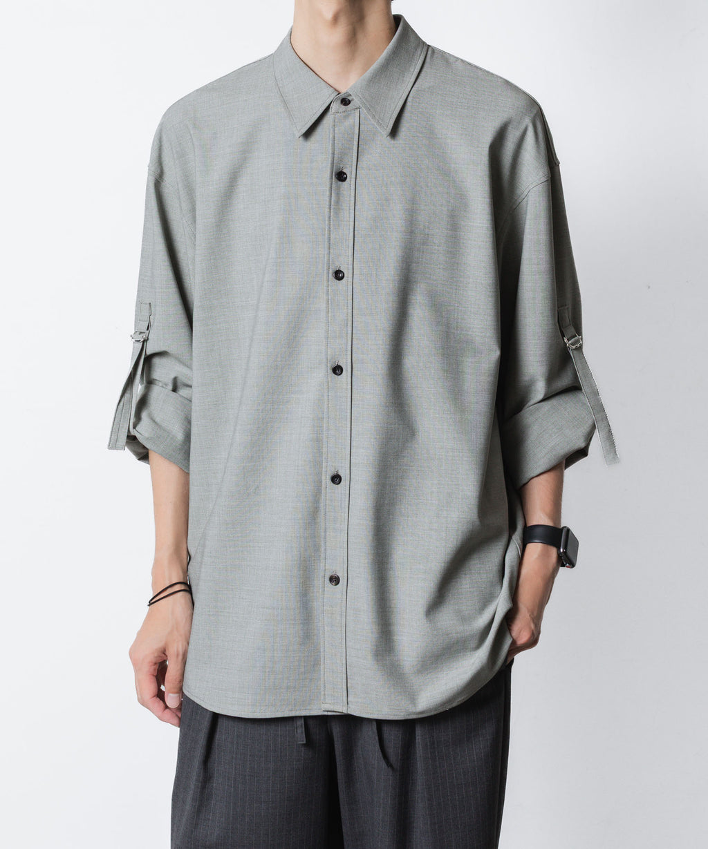 ATTACHMENT アタッチメントのPE/RY STRETCH TROPICAL STRAP SLEEVE L/S SHIRT - X.GREENの公式通販サイトsession福岡セレクトショップ