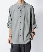 画像をギャラリービューアに読み込む, ATTACHMENT アタッチメントのPE/RY STRETCH TROPICAL STRAP SLEEVE L/S SHIRT - X.GREENの公式通販サイトsession福岡セレクトショップ
