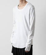 画像をギャラリービューアに読み込む, 【ATTACHMENT】ATTACHMENT アタッチメントのSVIN CO RIB O-NECK L/S TEE - WHITE 公式通販サイトsession福岡セレクトショップ
