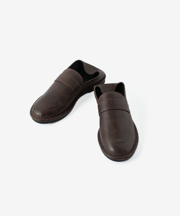 ATTACHMENT アタッチメントのSMOOTH LEATHER LOAFER - BEIGEの公式通販サイトsession福岡セレクトショップ
