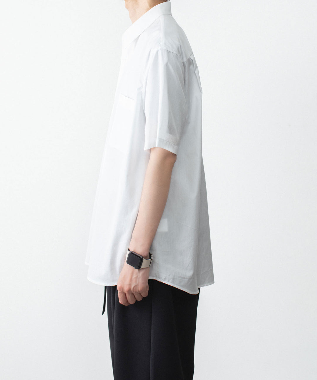 ATTACHMENT アタッチメントの140/2 GIZA BROAD S/S SHIRT - WHITEの公式通販サイトsession福岡セレクトショップ